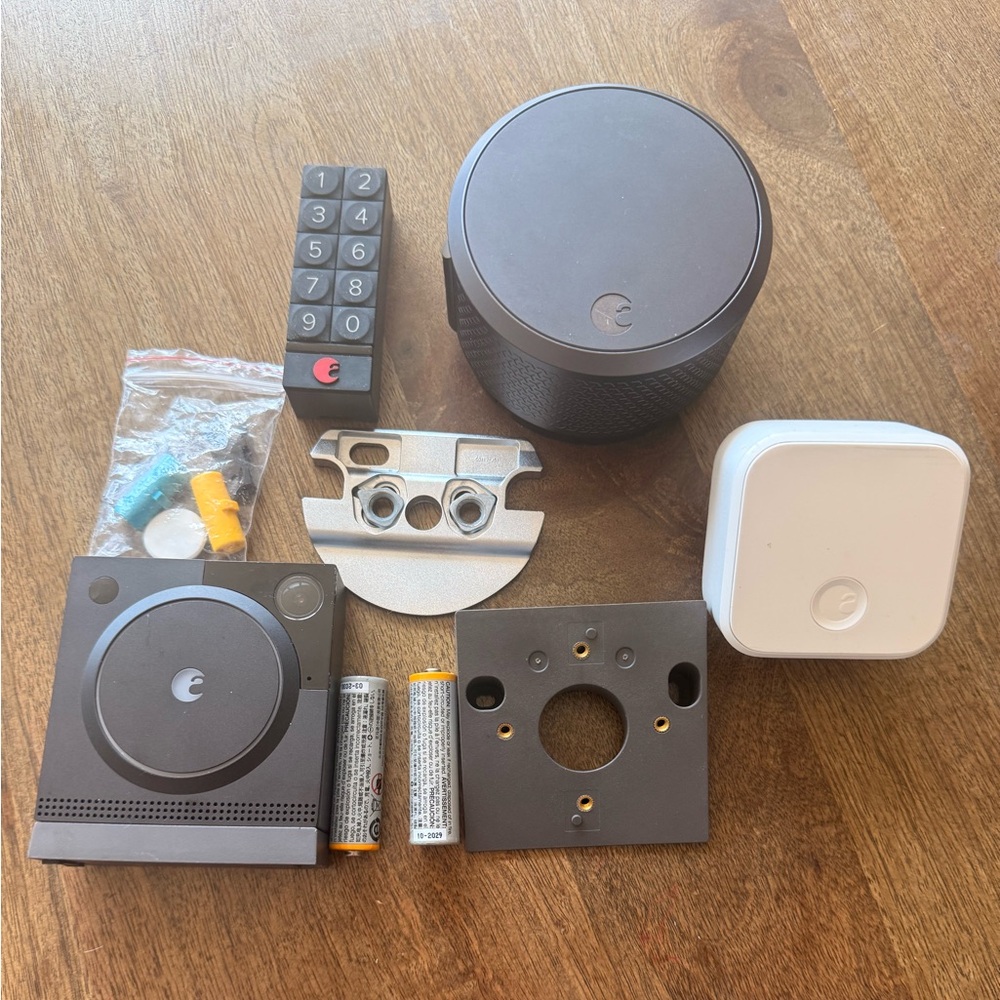 Smart Lock System with Keypad - Black